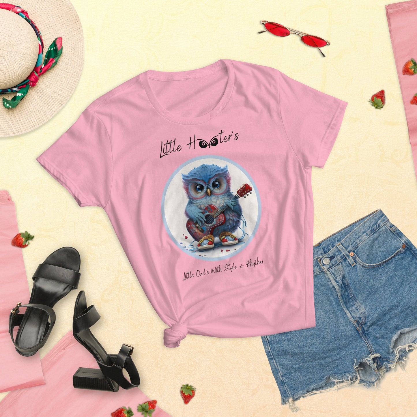 Little Hooter Owl's : Women's short sleeve t-shirt