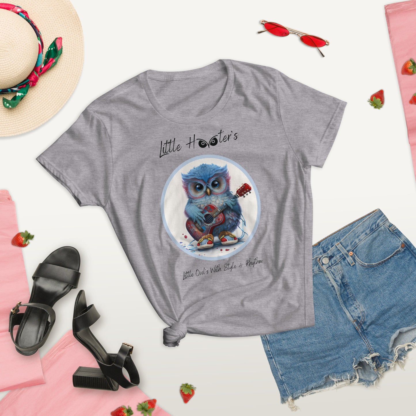 Little Hooter Owl's : Women's short sleeve t-shirt