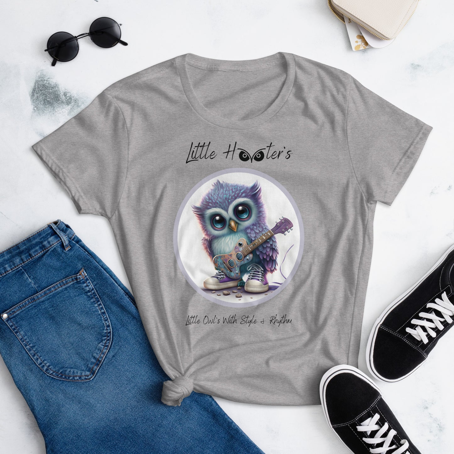 Tiney Hooters Pip , Owl's : Women's short sleeve t-shirt