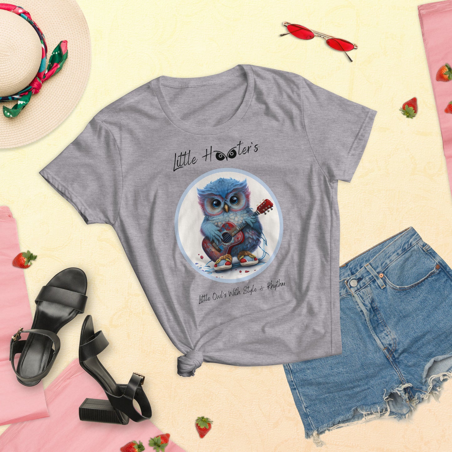 Little Hooter Owl's : Women's short sleeve t-shirt