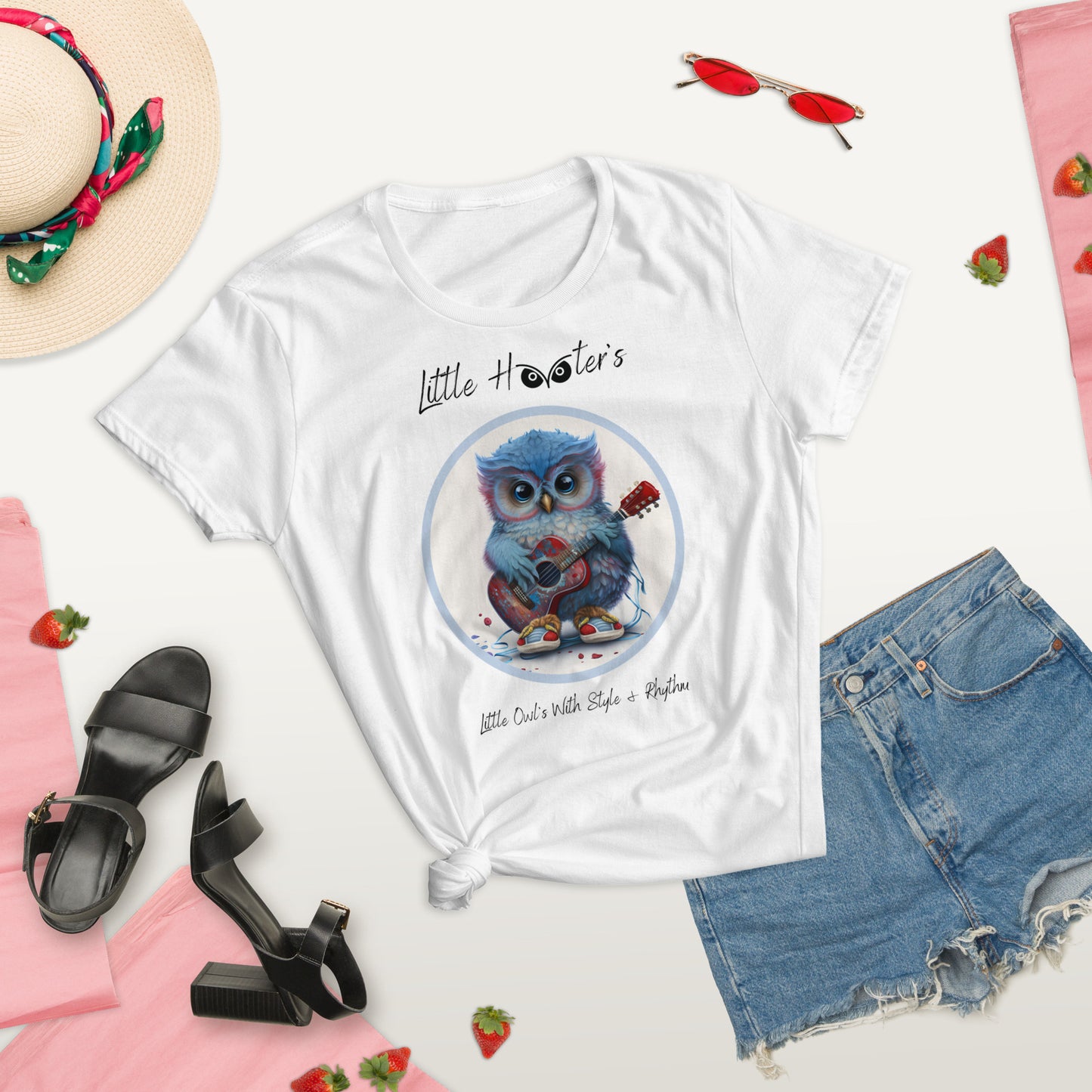 Little Hooter Owl's : Women's short sleeve t-shirt