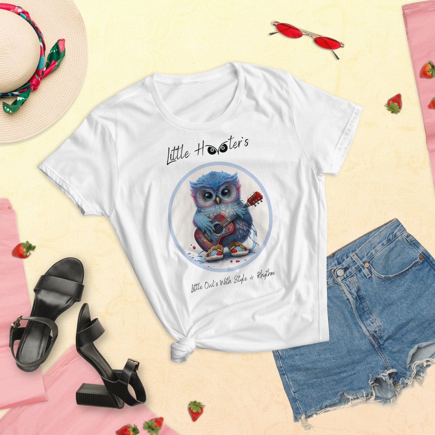 Little Hooter Owl's : Women's short sleeve t-shirt