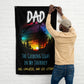 FAthers Day, Dad, Guiding Light, Wall Art Flag