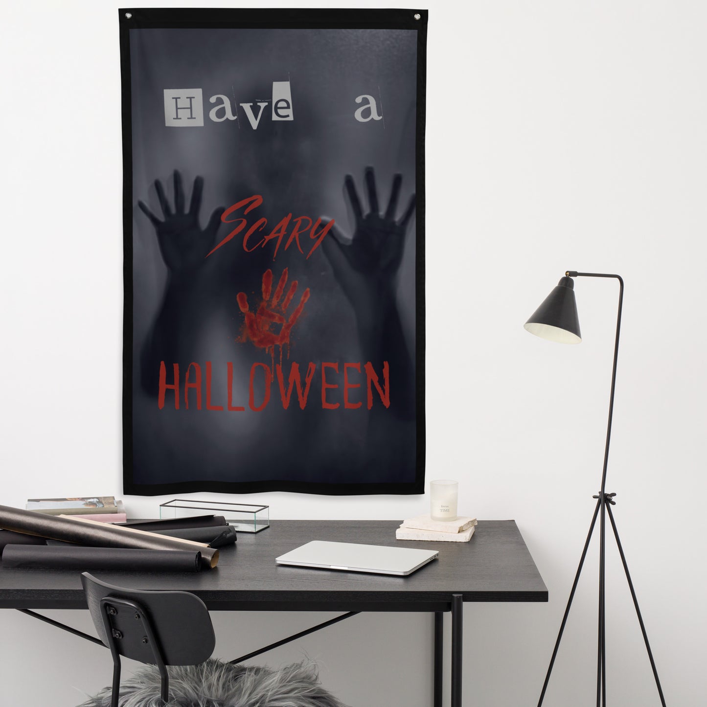 Have A Scary Halloween, Spooky Ghostly Halloween Decoration Wall Art