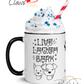 Live Laugh Bark, Dog lovers Mug with Color Inside. Puppy coffee mug, perfect for the Dog Lady in your life.