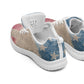Faded GRunge American Flag Men’s athletic shoes