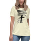 Stand for the flag, Kneel for the cross, Women's Relaxed T-Shirt
