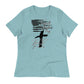 Stand for the flag, Kneel for the cross, Women's Relaxed T-Shirt