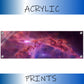 Acrylic Print :    Reign of Fire (part of a collection of Nebula prints) Fantasy Nebula