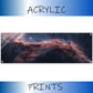 Acrylic Print :    Scorched Sky (part of a collection of Nebula prints) Fantasy Nebula