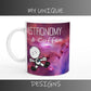 Astronomy & Coffee Scorched Reign Of Fire White 11oz Ceramic Mug