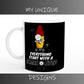 Space Cadet Every Journey Needs a First Step : Fun Black & White 11oz Ceramic Mug