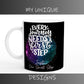 Every Journey Needs a First Step : Fun Black & White 11oz Ceramic Mug