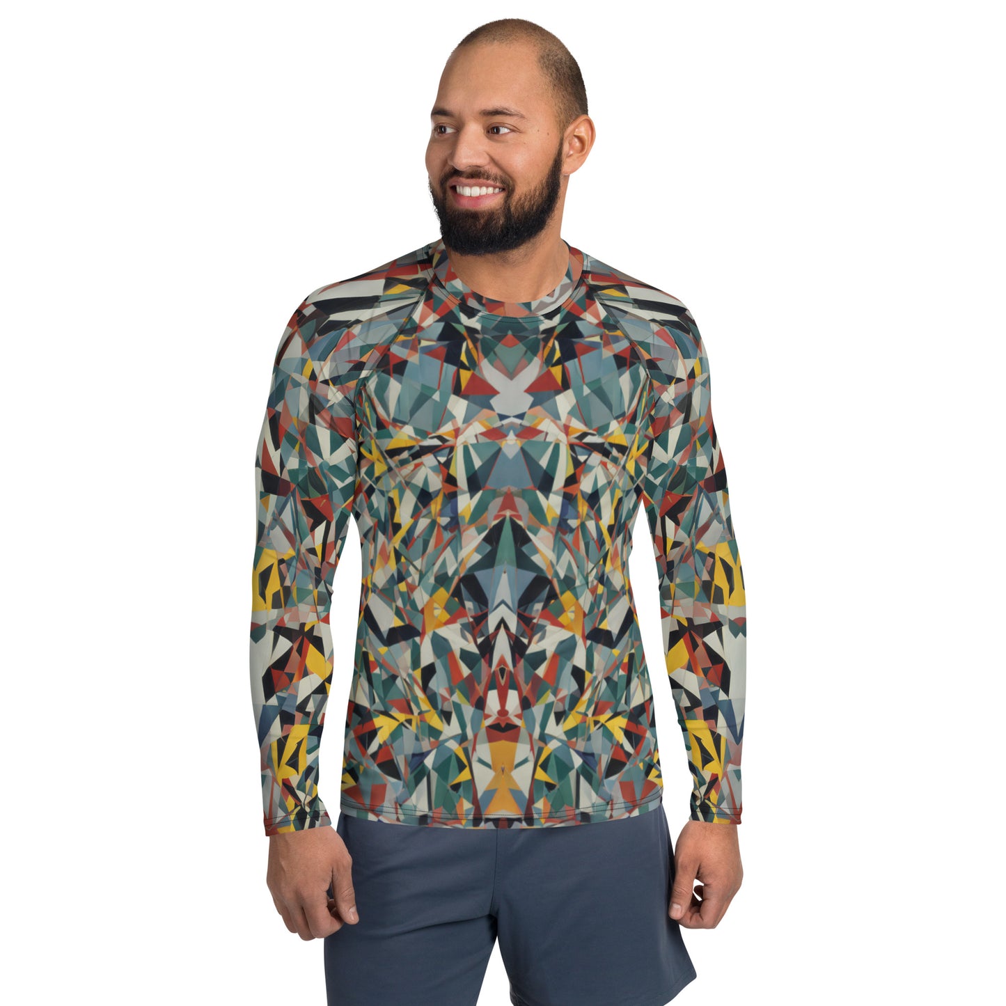 Watercolour Weird : Men's Rash Guard