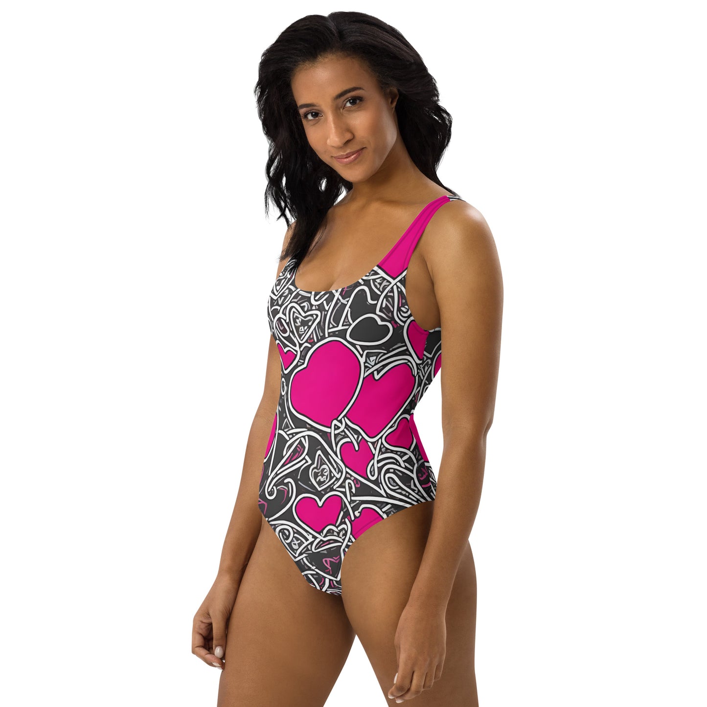 Crazy Heart : One-Piece Swimsuit