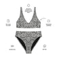 Monochrome Classic : Recycled high-waisted bikini