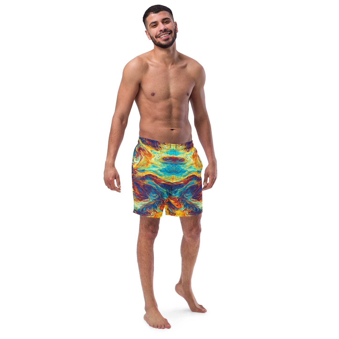 Flaming Confusion : Men's swim trunks