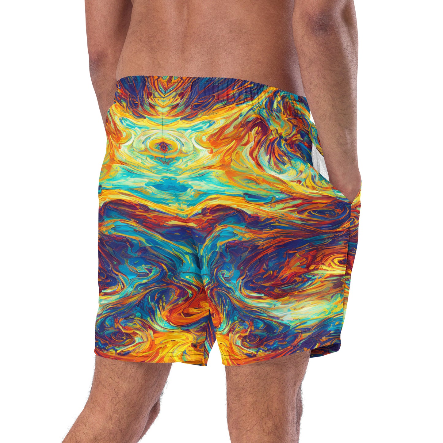 Flaming Confusion : Men's swim trunks