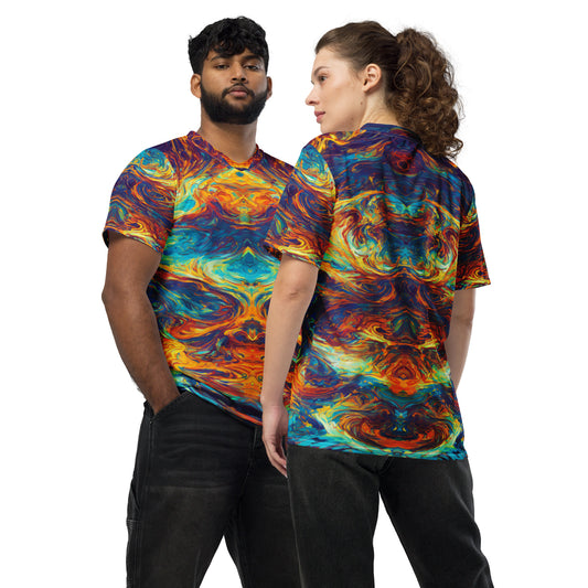 Flaming Confusion : Recycled unisex sports jersey