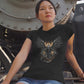 Biker Rock Style Unisex t-shirt : Winged Spirit.