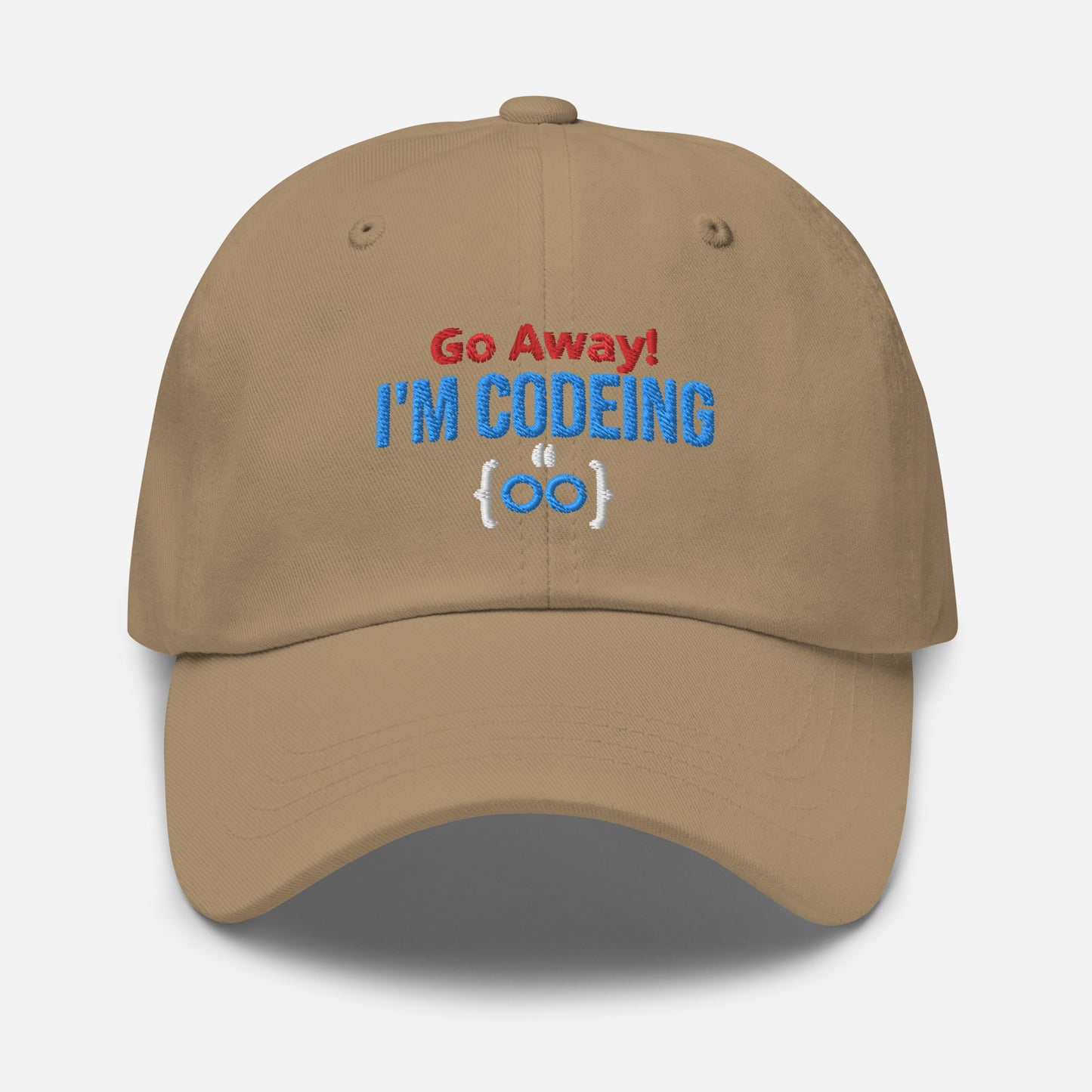 Go Away! I'm Codeing.  Dad (and Mum) hat