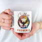 Phoenix Rising White 11oz Ceramic Mug