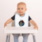 Embroidered Space Cadet : Baby Bib