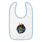 Embroidered Space Cadet : Baby Bib