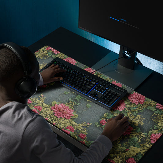 3D Floral Fantasy : Gaming mouse pad