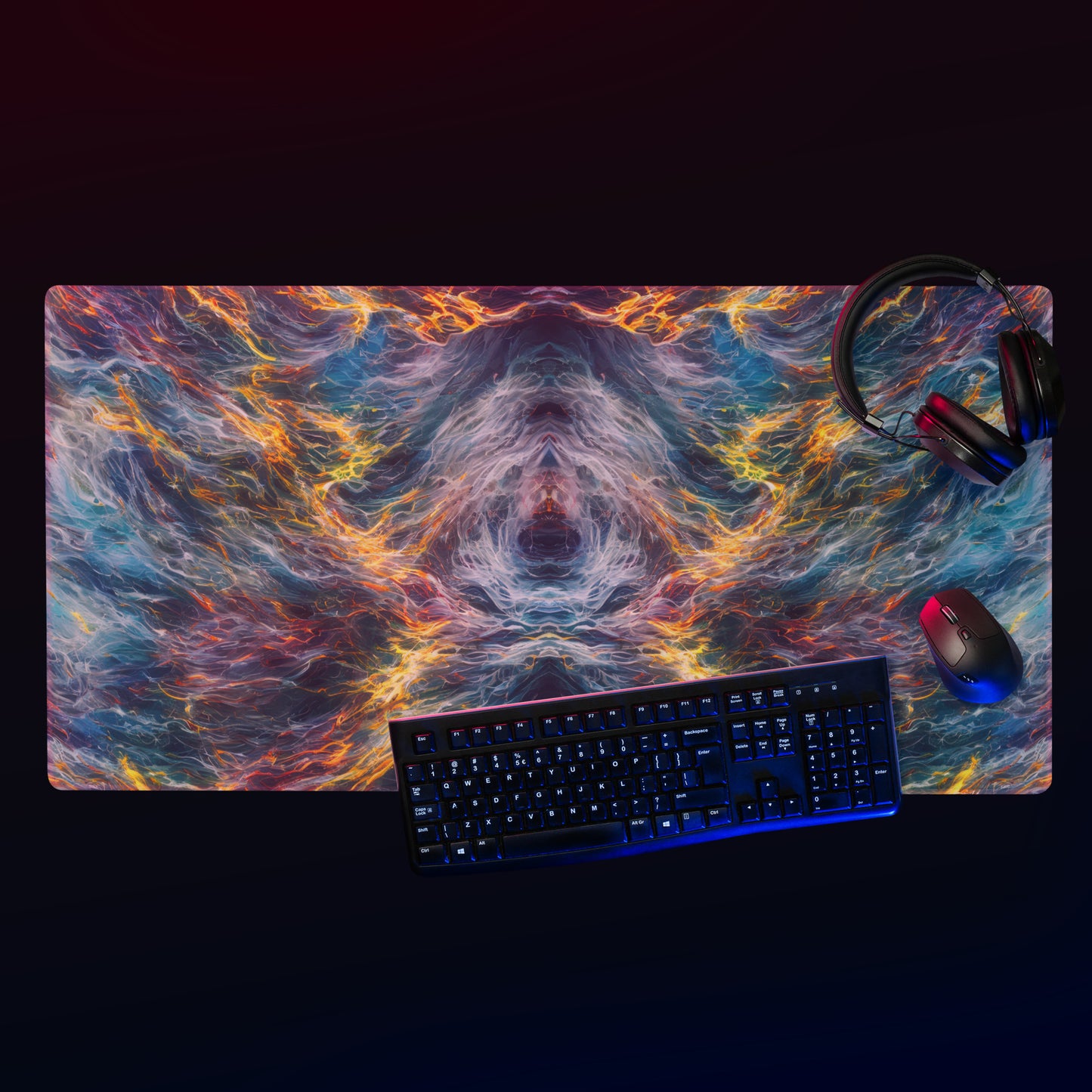 Alien Lights : Gaming mouse pad