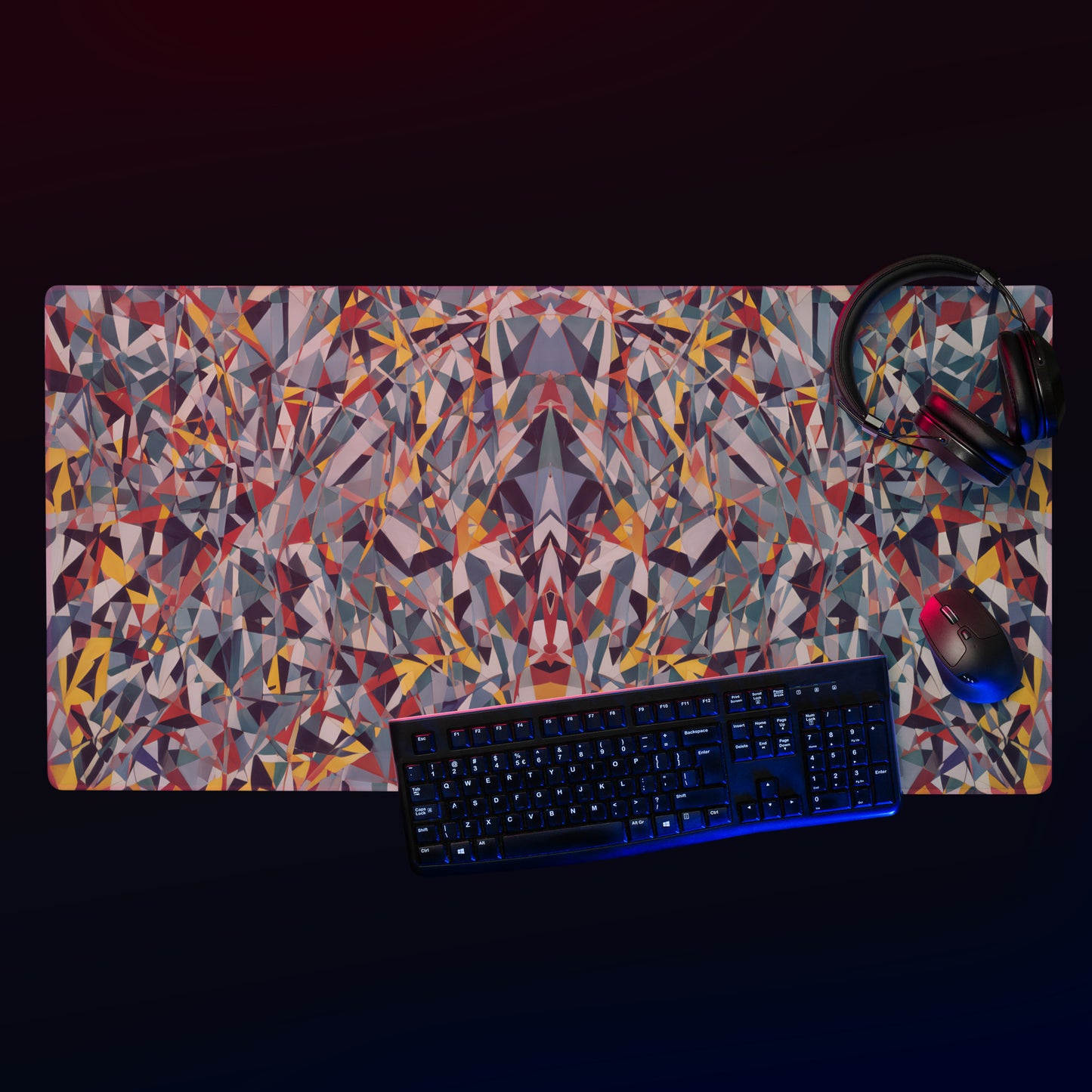 Watercolour Weird : Gaming mouse pad