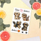 I Love Shorkie's Sticker sheet