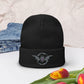 Here Live Dragons Embroidered Beanie