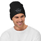 Here Live Dragons Embroidered Beanie
