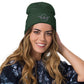 Here Live Dragons Embroidered Beanie