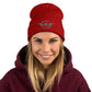 Here Live Dragons Embroidered Beanie