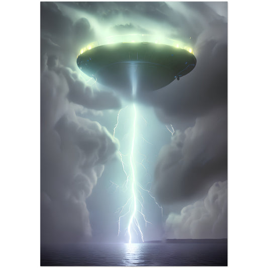 Premium Matte Poster : Abducted : A UFO Sci Fi collection of Poster prints.