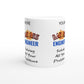 (YOURNAME) Badd Ass Engineer, Solving all your problems : White 11oz Ceramic Mug