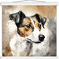 Jack Russell Dog (b) Watercolor Premium Matte Paper Poster with Hanger