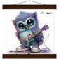 Pip, Little Hooters Owl : Premium Matte Paper Poster with Hanger
