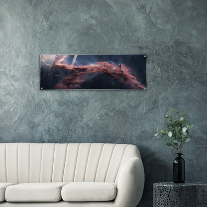 Acrylic Print :    Scorched Sky (part of a collection of Nebula prints) Fantasy Nebula