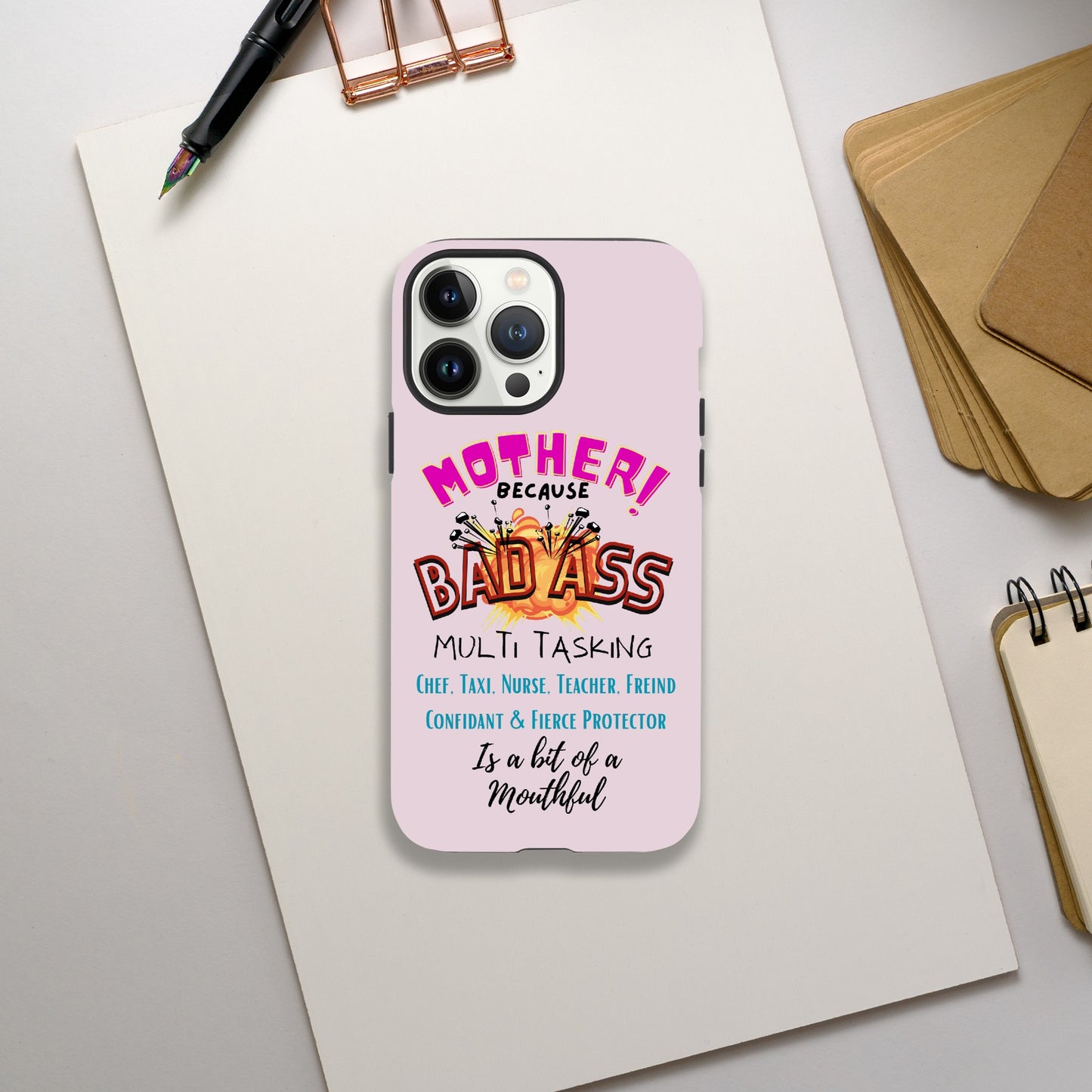 Mother's Day, Mother is a Bad Ass : - Phone Cases