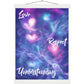 Love, Respect, Understanding, Nebulus Flow : Premium Matte Paper Poster & Hanger