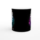 Every Journey Needs a First Step : Fun Black & White 11oz Ceramic Mug
