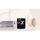 Born To Be Gen X Black & White 11oz Ceramic Mug
