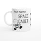 Personlised ADD YOUR NAME  :  Space Cadet White 11oz Ceramic Mug