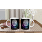 Every Journey Needs a First Step : Fun Black & White 11oz Ceramic Mug