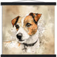 Jack Russell Dog Watercolor Premium Matte Paper Poster with Hanger