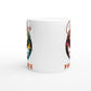 Phoenix Rising White 11oz Ceramic Mug