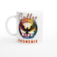 Phoenix Rising White 11oz Ceramic Mug